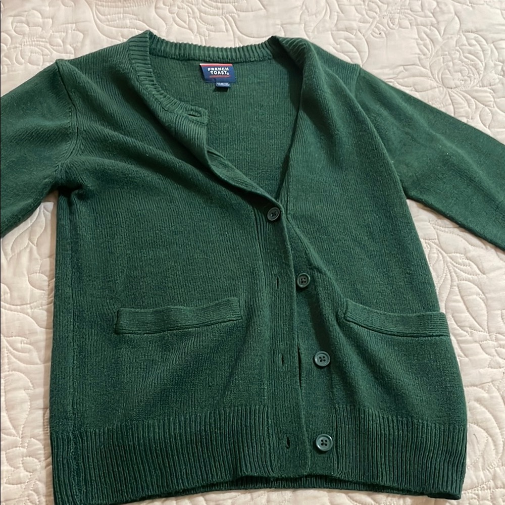Lands' End Deep Green Women's Cardigan